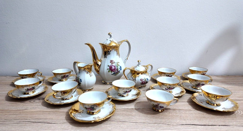 Servizio caffè bavaria - servizio, oro